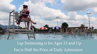 Lap Swimming at Russell Sims Aquatic Center