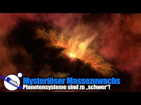 Mysteriöser Massezuwachs: Planetensysteme sind zu "schwer"