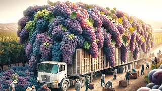 Como Os Agricultores Cultivam E Colhem Milhões De Toneladas De Uvas - Agricultura