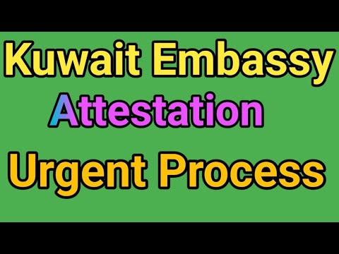 Kuwait Embassy Attestation Services