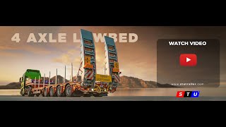 STU 4 Axle Extendable Lowbed Trailer semirremolque de cama baja nuevo | Imagen 6 - Autoline