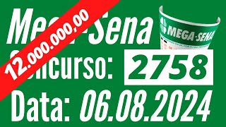 Mega-Sena de 6/08, MEGA-SENA de hoje 06/08, MEGA-SENA de hoje,