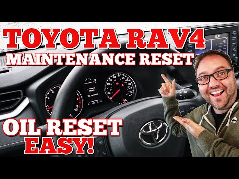 Toyota Rav4 2019 - 2021 Maintenance Light Reset - Oil Life Reset