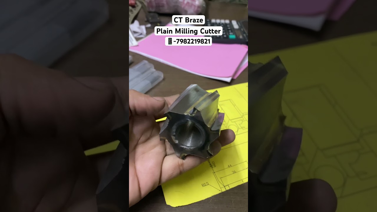 CT Braze plain milling Cutter | Sahara Tools | #millingcutter #tools #manufacturing #industrial #cnc