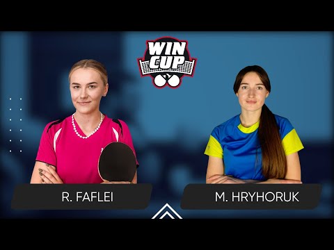 09:00 Romaniia Faflei - Mariana Hryhoruk 28.09.2024 WINCUP Master. TABLE 1