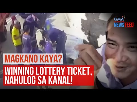 Magkano kaya? Winning lottery ticket, nahulog sa kanal! GMA Integrated Newsfeed