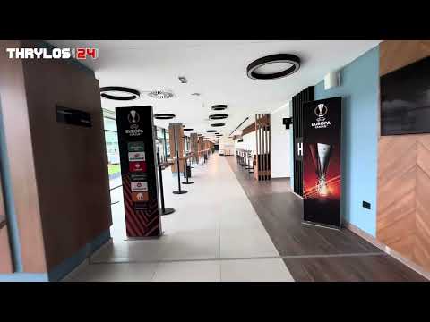 Το thrylos24.gr στην… TSC ARENA: Όλα έτοιμα από νωρίς για την ευρωπαϊκή μάχη των «ερυθρολεύκων»