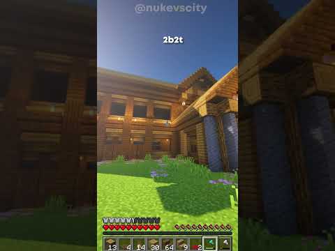 Unstoppable Nuke destroys entire Minecraft city!