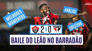 VITÓRIA VENCE O SÃO PAULO NO BARRADÃO! | VITÓRIA 2X0 SÃO PAULO