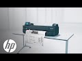 Принтер HP DesignJet T120 - видео