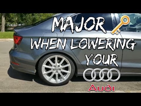 ESSENTIAL Modification After Lowering Your Audi (And Certain Other German Cars)