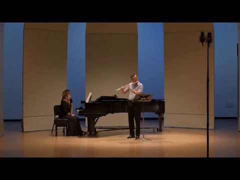 Charles Marie Widor - Suite Op  34 for Flute and Piano  (I. Moderato)