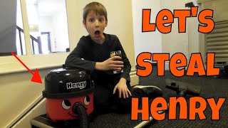 Shall We STEAL HENRY THE HOOVER? ~ Little Bit from Behind the Scenes of Henry Hoover TV Family Life
