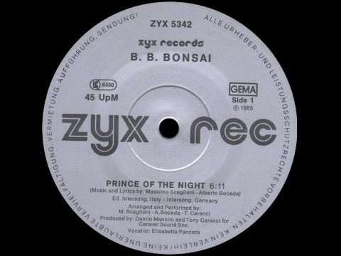 B.B. Bonsai - Prince Of The Night [HQSound][ITALO-DISCO][1985]