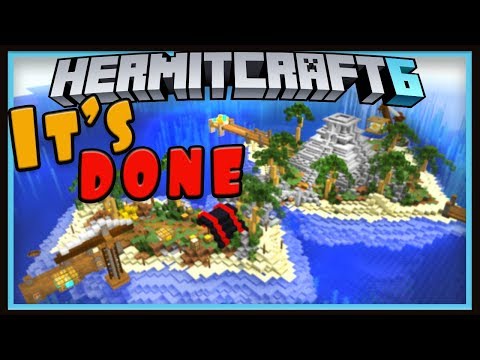 Hermitcraft Season 6: Finishing Treasure Island And Mine  (Minecraft 1.13 survival let's play Ep.14)