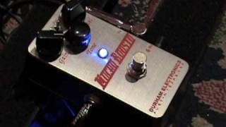 Durham Electronics MUCHO BOOSTO guitar effects pedal demo