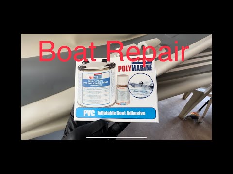 HOW TO REPAIR a Rip, Tear, Hole on INFLATABLE BOAT from Fishing disaster