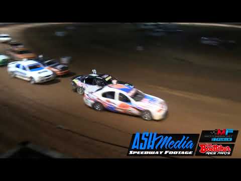 Production Sedans: Russell Cowley Crash - Maryborough Speedway