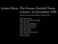 Aimee Mann - The Forum, Kentish Town, London - GLR radio - 24/11/1995 [Audio only]