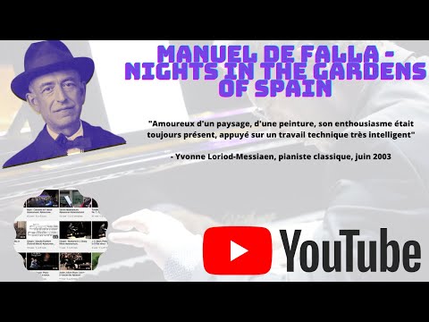 Manuel de Falla : Nights in the Gardens of Spain