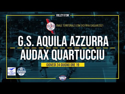 Volley – “Fin. Territ. Under 13 3×3 Maschile FIPAV Cagliari – G.S. Aquila Azzurra-ASD Audax (0-2)”