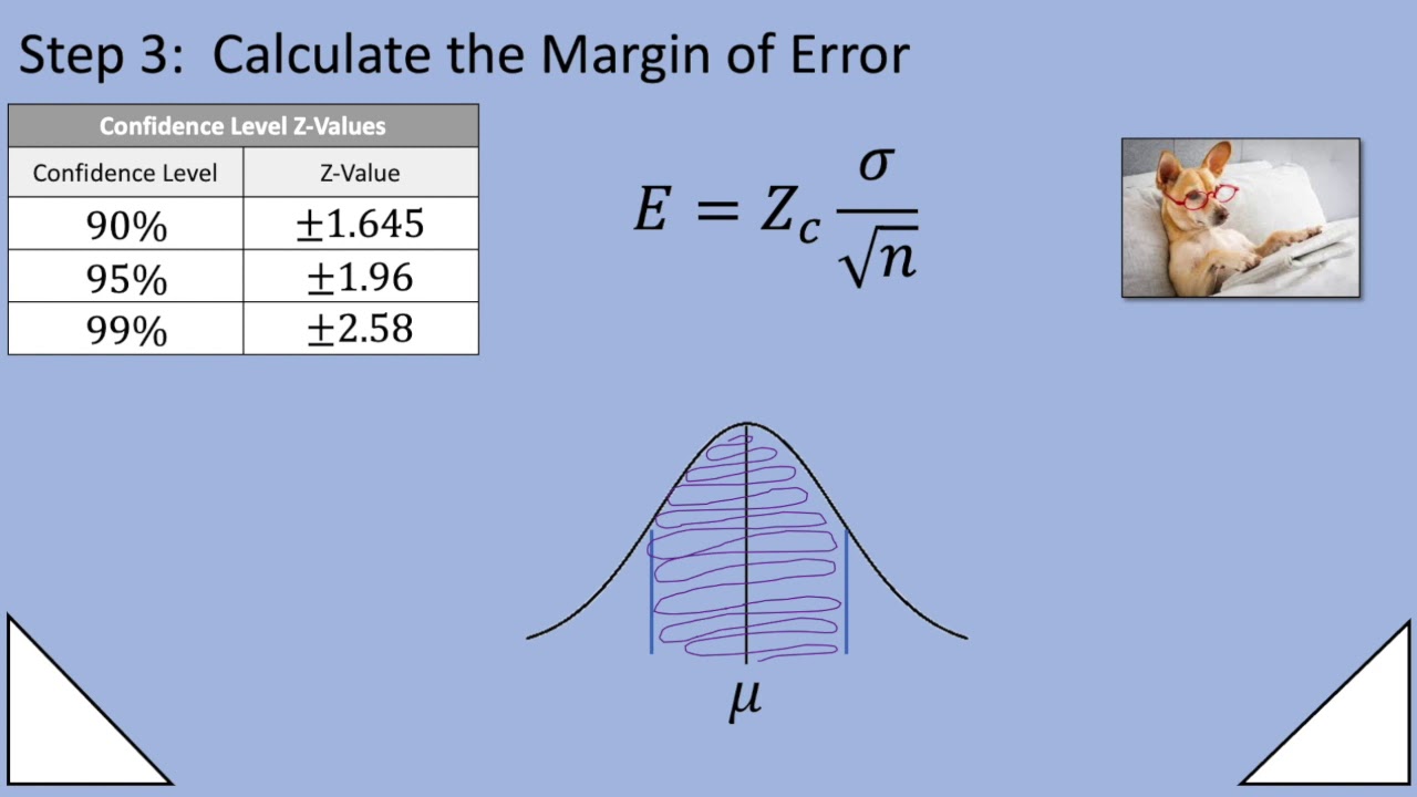 6.1 Confidence Intervals for the Mean LARGE SAMPLES