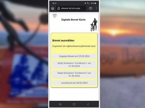 Die digitale Foto-Brevetkarte
