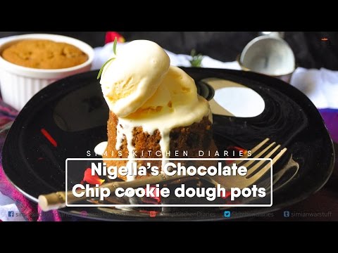 Nigella’s chocolate chip Cookie dough pot
