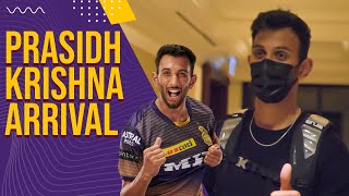 Prasidh Krishna arrives in UAE | KKR Squad | IPL 2021