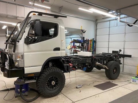 Picking up a new EarthCruiser 4x4 Core truck chassis to build my Expedition Camper