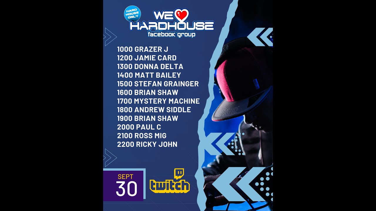 DJ Livestream: We Love HardHouse Raid Train 30th September 2023
