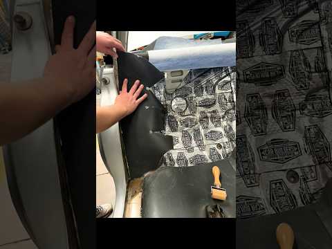 Car Builders Mass Loaded Vinyl products over sound deadener in #vkcommodore