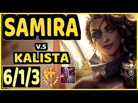 ROUTE (SAMIRA) vs KALISTA - 6/1/3 KDA BOTTOM ADC CHALLENGER GAMEPLAY - KR