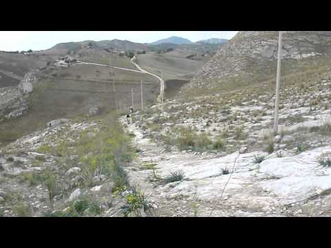 Steinauffahrt Enduro Sizilien Oktober 2013