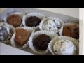 Mint Chocolate Christmas Truffles | Dairy-free 