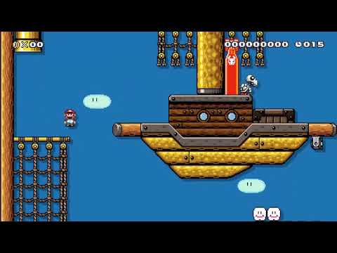 Ship Battle: Mario Maker 2 Speedrun Level