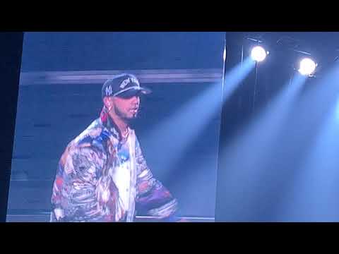 Anuel AA llega de sorpresa al concierto de Karol G