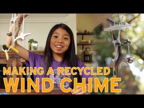 How To Make a Recycled Wind Chime | Full-Time Kid