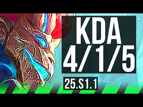 WUKONG vs JARVAN IV (JGL) | 4/1/5 | NA Master | 25.S1.1