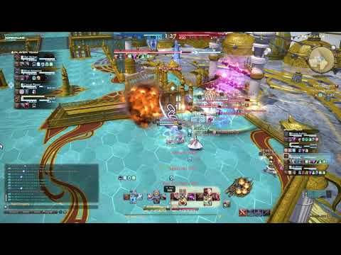 FF14 XIV Feast Platinum rank Monk POV. extra long sudden death