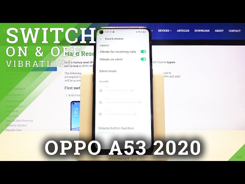 How to Change Vibration Settings in OPPO A53 2020 - Open Vibration Settings