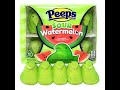 Peeps Marshmallow Sour Watermelon Taste Test Review
