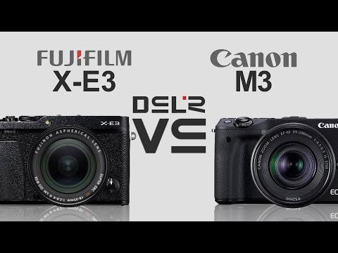 FujiFilm X-E3 vs Canon EOS M3