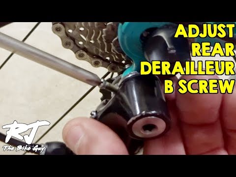 How To Adjust The B Screw On A Rear Bike Derailleur