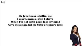 Glee Baby One More Time Lyrics
