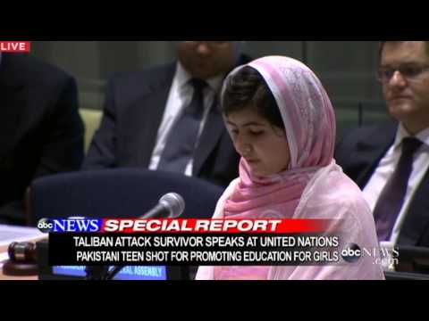 Malala Yousafzai United Nations Speech 2013