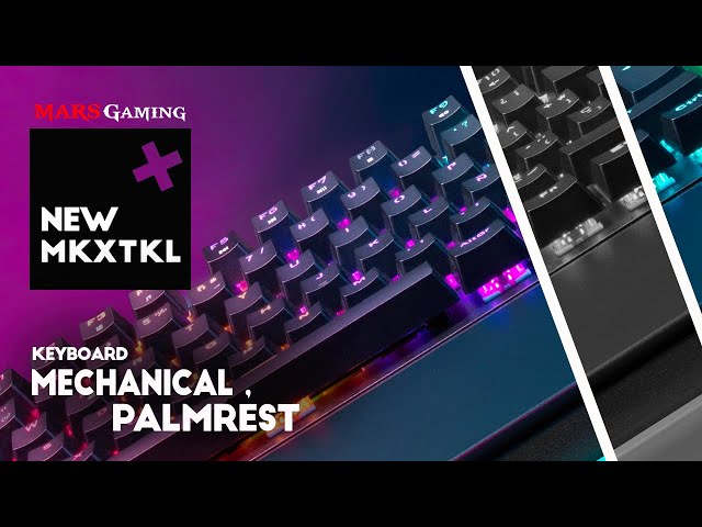Mars Gaming MKXTKL Teclado Mecánico Gaming RGB Switch Rojo video