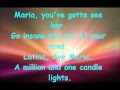 Blondie - Maria [With lyrics]