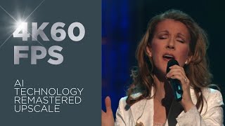 Dance With My Father - Celine Dion (Live at The Grammy's, 2004) | AI UPSCALE 4K