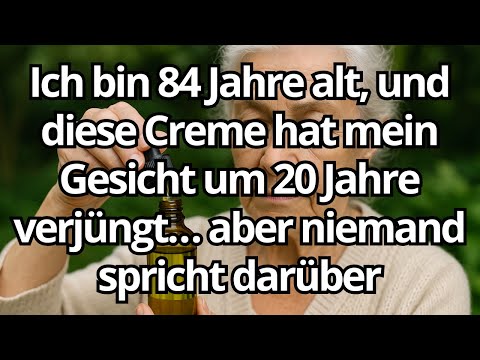 I'm 84 and this cream has improved my skin – but dermatologists don't talk about it.